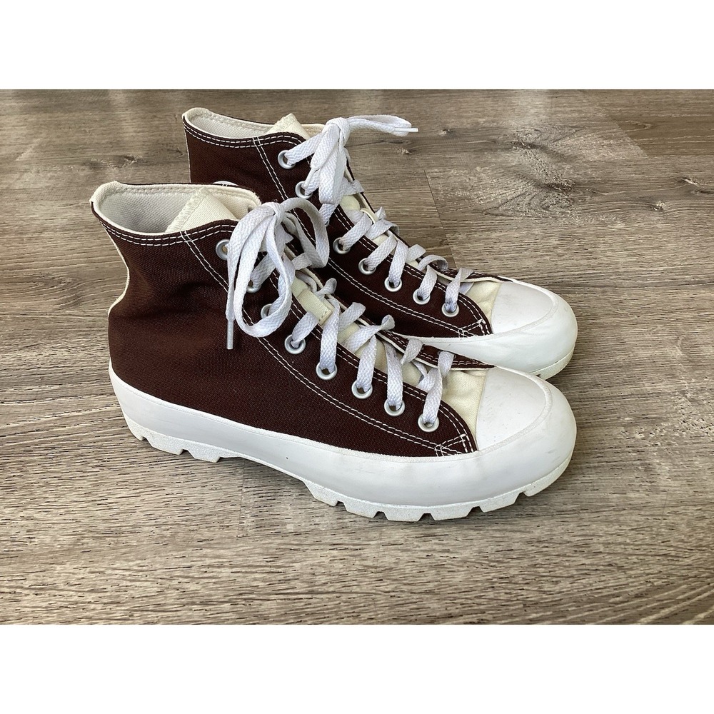 Converse Lugged Platform CTAS High Top Mens 7 Womens 9 Brown A06686C